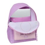 Safta K-Pop Demon Hunters Iconic Mochila para Portatiles hasta 14.1" - Portabotellas - Cremallera con Doble Tirador - Asa de Mano - Bolsillo Frontal - Acolchada - 31x43x13cm - Color Lavanda - immagine 4