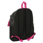 Safta K-Pop Demon Hunters Energy Mochila para Portatiles hasta 14.1" - Portabotellas - Cremallera con Doble Tirador - Asa de Mano - Bolsillo Frontal - Acolchada - 31x43x13cm - Color Negro y Rosa - immagine 2