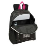 Safta K-Pop Demon Hunters Energy Mochila para Portatiles hasta 14.1" - Portabotellas - Cremallera con Doble Tirador - Asa de Mano - Bolsillo Frontal - Acolchada - 31x43x13cm - Color Negro y Rosa - immagine 4
