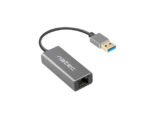 Natec Cricket Adaptador de Red Ethernet USB 3.0 a RJ45 1GB - Transferencia de Datos Rapida y Fiable - Color Gris