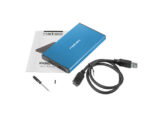 Natec Rhino GO Caja Externa para Discos HDD/SSD SATA 2.5" - USB 3.0 - Compatible con Discos de Hasta 4TB - Plug and Play - Color Azul - immagine 5