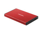 Natec Rhino GO Caja Externa para Discos HDD/SSD SATA 2.5" - USB 3.0 - Compatible con Discos de Hasta 4TB - Plug and Play - Color Rojo - immagine 3