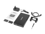 Natec Rhino Caja Externa para Discos HDD/SSD SATA 3.5" - USB 3.0 - Diseño Robusto y Elegante - Plug and Play - Color Negro - immagine 5
