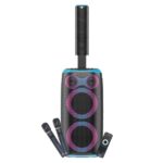 Coolsound Blast Pump 2.1 Altavoz Karaoke - 2x 6.5" - 80W RMS - 5 Tweeters - Iluminacion RGB - Bluetooth