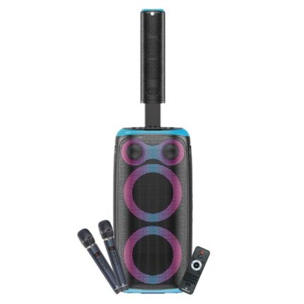 Coolsound Blast Pump 2.1 Altavoz Karaoke - 2x 6.5" - 80W RMS - 5 Tweeters - Iluminacion RGB - Bluetooth