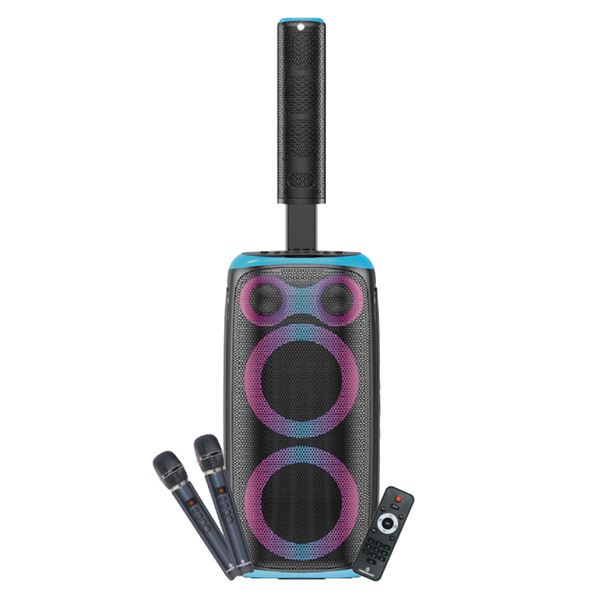 Coolsound Blast Pump 2.1 Altavoz Karaoke - 2x 6.5" - 80W RMS - 5 Tweeters - Iluminacion RGB - Bluetooth Coolsound Blast Pump 2.1 Altavoz Karaoke - 2x 6.5" - 80W RMS - 5 Tweeters - Iluminacion RGB - Bluetooth