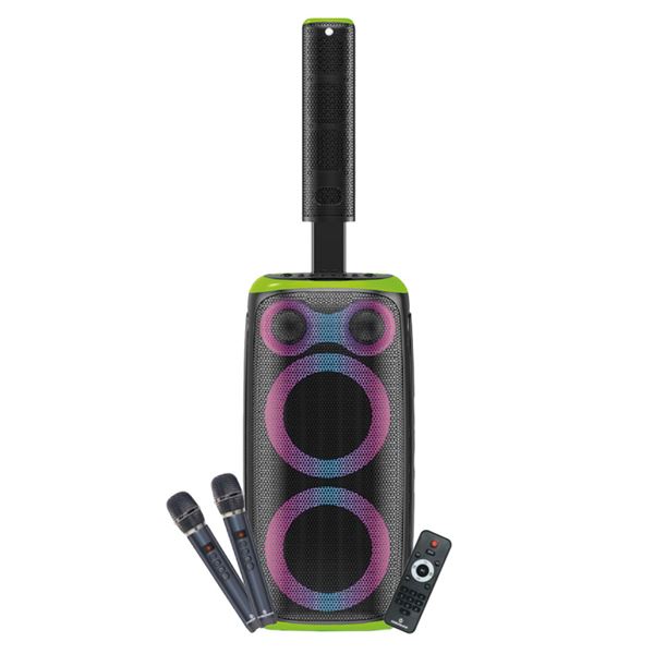 Coolsound Blast Pump 2.1 Altavoz Karaoke - 2x 6.5" - 80W RMS - 5 Tweeters - Iluminacion RGB - Bluetooth Coolsound Blast Pump 2.1 Altavoz Karaoke - 2x 6.5" - 80W RMS - 5 Tweeters - Iluminacion RGB - Bluetooth