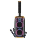 Coolsound Blast Pump 2.1 Altavoz Karaoke - 2x 6.5" - 80W RMS - 5 Tweeters - Iluminacion RGB - Bluetooth