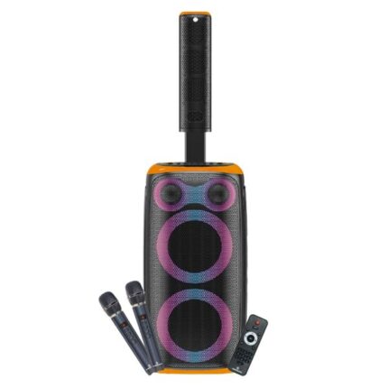 Coolsound Blast Pump 2.1 Altavoz Karaoke - 2x 6.5" - 80W RMS - 5 Tweeters - Iluminacion RGB - Bluetooth