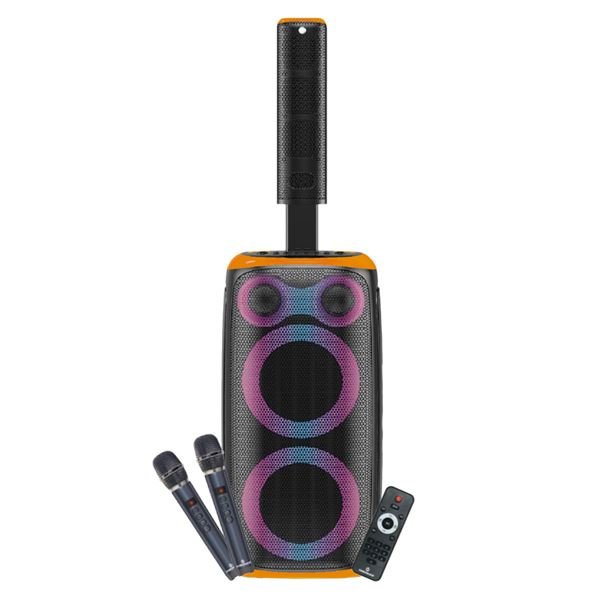 Coolsound Blast Pump 2.1 Altavoz Karaoke - 2x 6.5" - 80W RMS - 5 Tweeters - Iluminacion RGB - Bluetooth