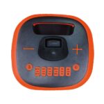 Tarjeta TF y Auxiliar - 2 Microfonos Inalambricos Incluidos - Mando a Distancia - Color Naranja