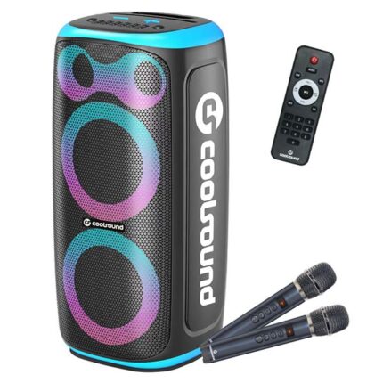 Coolsound Blast Pump Altavoz Karaoke - 2x 6.5" - 60W RMS - Iluminacion RGB - Bluetooth