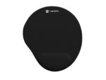 Natec Marmot Alfombrilla para Raton con Reposamuñecas - 225x245mm - Superficie Textil Suave - Reposamuñecas de Gel - Color Negro - immagine 2