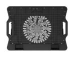 Natec Dipper 2 Base Refrigeradora para Portatil de 17.3" - Gran Ventilador de 180 mm - Control de Velocidad - Iluminacion Led - Hub de 2 Puertos USB-A - Color Negro - immagine 2