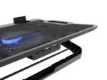 Natec Dipper 2 Base Refrigeradora para Portatil de 17.3" - Gran Ventilador de 180 mm - Control de Velocidad - Iluminacion Led - Hub de 2 Puertos USB-A - Color Negro - immagine 3