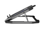 Natec Oriole Base Refrigeradora para Portatil de 17.3" - 3 Ventiladores de 120 mm - Control de Velocidad - Iluminacion Led - Hub de 2 Puertos USB-A - Color Negro - immagine 3