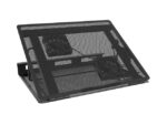 Natec Tern 2 Base Refrigeradora para Portatil de 17.3" - 2 Ventiladores Magneticos de 80 mm - Control de Velocidad - Solida Construccion Metalica - Color Negro - immagine 2
