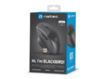 Natec BlackBird 2 Raton Optico Inalambrico 2,4Ghz - 1600dpi - Silencioso - 6 Botones - Ergonomico - Color Negro - immagine 4