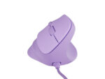Natec Crake 2 Pro Raton Optico Vertical - 12.800 dpi - Programable - Ergonomico - Ilumincacion RGB Personalizable - Color Lavanda - immagine 4