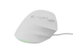 Natec Crake 2 Pro Raton Optico Vertical - 12.800 dpi - Programable - Ergonomico - Ilumincacion RGB Personalizable - Color Blanco - immagine 2