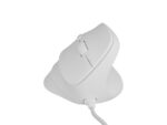 Natec Crake 2 Pro Raton Optico Vertical - 12.800 dpi - Programable - Ergonomico - Ilumincacion RGB Personalizable - Color Blanco - immagine 4
