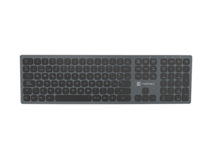 Natec Dolphin Teclado inalambrico Slim - Aluminio - Bluetooth + 2
