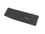 Natec Nautilus Teclado  Multimedia USB - 106 Teclas Membrana - Resistente a Salpicaduras - Color Negro - immagine 2