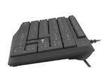 Natec Nautilus Teclado  Multimedia USB - 106 Teclas Membrana - Resistente a Salpicaduras - Color Negro - immagine 4