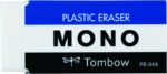 Tombow Mono Goma de Borrar Blanda - 19g - Formato M - PVC Libre de Ftalatos y Latex - Funda de Papel - Color Blanco