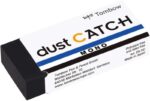 Tombow Mono Dust Catch Goma de Borrar - 19g - Mezcla Viscosa de Polimeros - Evita Residuos en el Papel - Funda de Papel - PVC Libre de Ftalatos y Latex - Color Negro