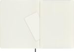 Moleskine Classic Libreta de Tapa Blanda - Papel Marfil Liso - 70g/m2 - Apertura 180º - Esquinas Redondeadas - Marcapaginas - Bolsillo Interior Extensible - Cierre Elastico - 19x25cm - Color Negro - immagine 4