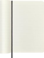 Moleskine Classic Libreta de Tapa Blanda - Papel Marfil Rayado - 70g/m2 - Apertura 180º - Esquinas Redondeadas - Marcapaginas - Bolsillo Interior Extensible - Cierre Elastico - 13x21cm - Color Negro - immagine 3