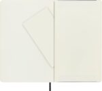 Moleskine Classic Libreta de Tapa Blanda - Papel Marfil Rayado - 70g/m2 - Apertura 180º - Esquinas Redondeadas - Marcapaginas - Bolsillo Interior Extensible - Cierre Elastico - 13x21cm - Color Negro - immagine 4
