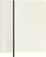 Moleskine Classic Libreta de Tapa Blanda - Papel Marfil Liso - 70g/m2 - Apertura 180º - Esquinas Redondeadas - Marcapaginas - Bolsillo Interior Extensible - Cierre Elastico - 9x14cm - Color Negro - immagine 3