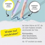 Online MagiXX Design Peach Blossom Boligrafo de Tinta Gel Borrable - Retractil - Trazo de 0.7mm - Cartucho Reemplazable - Tinta Azul - Uso Ambidiestro - Multicolor - immagine 3