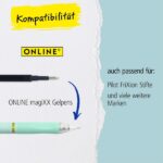 Online MagiXX Design Fresh Fade Boligrafo de Tinta Gel Borrable - Retractil - Trazo de 0.7mm - Cartucho Reemplazable - Tinta Azul - Uso Ambidiestro - Multicolor - immagine 4