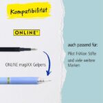 Online MagiXX Design Ocean Breeze Boligrafo de Tinta Gel Borrable - Retractil - Trazo de 0.7mm - Cartucho Reemplazable - Tinta Azul - Uso Ambidiestro - Multicolor - immagine 4