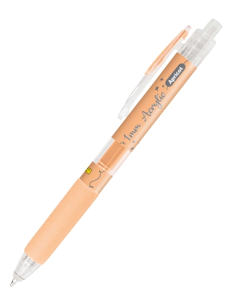 Online Boligrafo Retractil - Tinta Acrilica - Punta Fina de 1mm - Color Melocoton Online Boligrafo Retractil - Tinta Acrilica - Punta Fina de 1mm - Color Melocoton