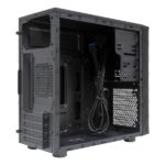 Unykach Aero C15 Caja MicroATX - Fuente de Alimentacion 500W Incluida - Tamaño Disco Soportado  1x 3.5" ,  2 x 2.5" - 1 x USB-A 3.0 2 x USB-A 2.0 1 x USB-C 3.0 y Audio - Negro - immagine 4