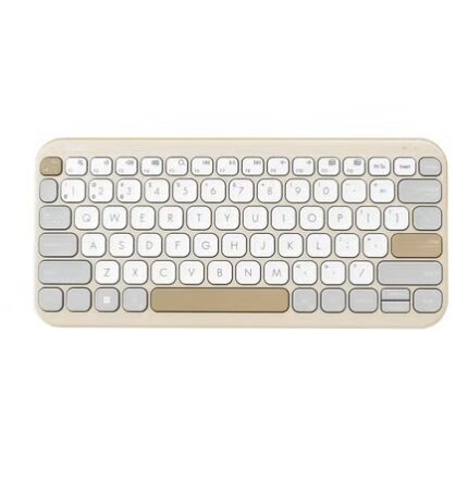 Asus Marshmallow KW100 Teclado  - Bluetooth - Compacto - Español - Color Beige