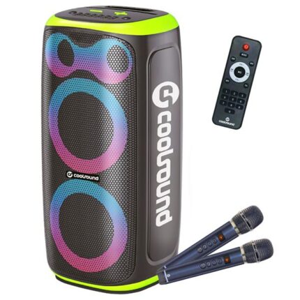 Coolsound Blast Pump Altavoz Karaoke - 2x 6.5" - 60W RMS - Iluminacion RGB - Bluetooth