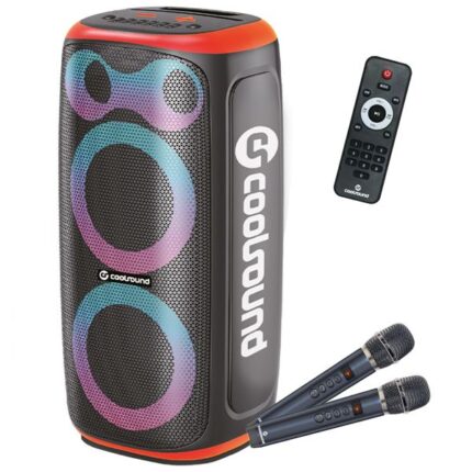 Coolsound Blast Pump Altavoz Karaoke - 2x 6.5" - 60W RMS - Iluminacion RGB - Bluetooth