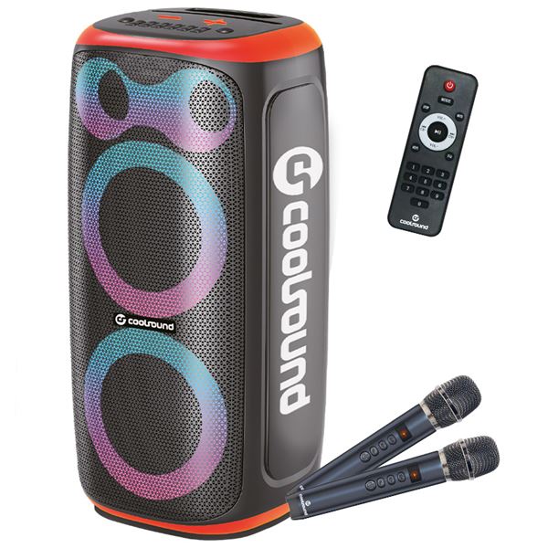 Coolsound Blast Pump Altavoz Karaoke - 2x 6.5" - 60W RMS - Iluminacion RGB - Bluetooth