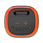 Tarjeta TF y Auxiliar - 2 Microfonos Inalambricos Incluidos - Mando a Distancia - Color Naranja