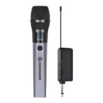 Coolsound CS0286 Microfono Inalambrico UHF - Autonomia Hasta 6 Horas - Receptor Incluido - Emparejamiento Automatico - Boton On/Off - Jack de 6.3mm y 3.5mm - Color Gris - immagine 2