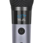 Coolsound CS0286 Microfono Inalambrico UHF - Autonomia Hasta 6 Horas - Receptor Incluido - Emparejamiento Automatico - Boton On/Off - Jack de 6.3mm y 3.5mm - Color Gris - immagine 3