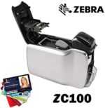 Zebra ZC100 Impresora de Tarjetas - Resolucion Maxima 300x300DPI - Velocidad de Impresion Monocromo 700 Tarjetas/h, Color 150 Tarjetas/h - Conexion USB - Color Blanco/Negro - immagine 3