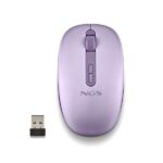 NGS Fog Dual Raton Inalambrico 1600 dpi - Bluetooth 5.2 y 2.4 GHz - 3 Botones - Silencioso - Color Purpura - immagine 2
