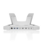Aisens ASUC-7P046-GR Soporte para Portatil hasta 16" - Regulable en Altura - Antideslizante - Plegable - USB-C Docking 7 en 1 - Color Gris - immagine 3