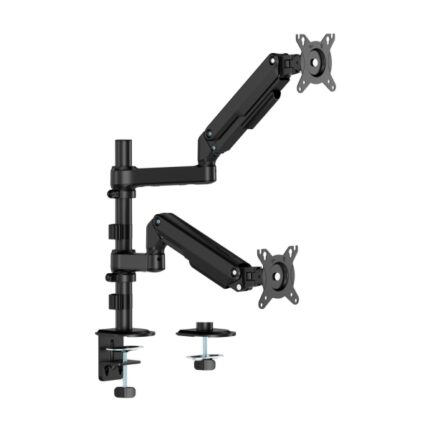 Aisens DT32TSR-453 Soporte de Mesa Eco con Contrapeso Giratorio e Inclinable para Monitor/TV de 17-32" - 3 Pivotes